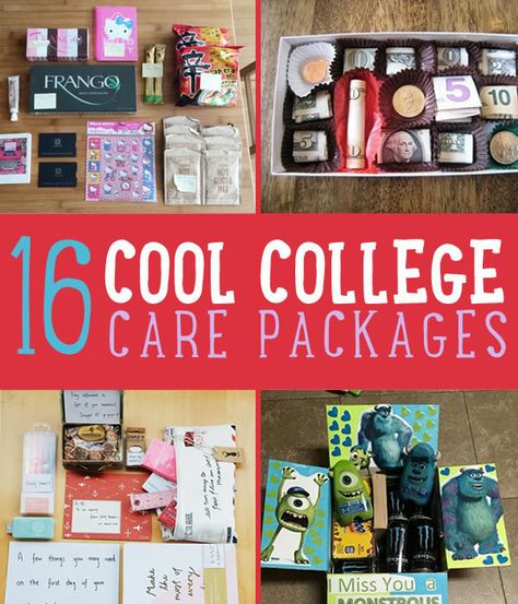 16 Cool College Care Package Ideas DIYReady.com | Easy DIY Crafts, Fun Projects, & DIY Craft Ideas For Kids & Adults - DIYReady.com | Easy DIY Crafts, Fun Projects, & DIY Craft Ideas For Kids & Adults College Care Package Ideas, Diy Care Package, College Survival Kit, Care Package Ideas, College Survival, Package Ideas, College Care Package, Care Box, College Kids