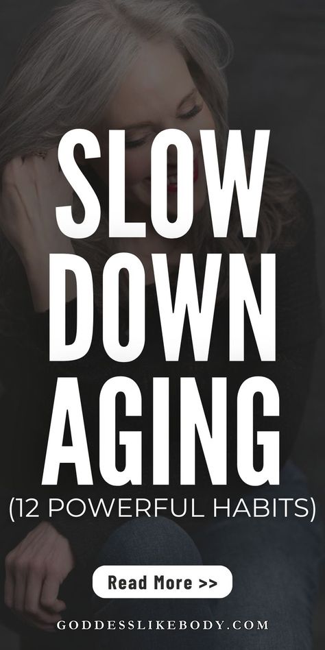 Slow down the aging process and promote a healthier, by follwing these habits into your daily routine for long-lasting benefits. Read more.. Slow Down Aging, Slow Aging, Anti Aging Secrets, Beauty Habits, Anti Aging Tips, Healthy Aging, Aging Well, Aging Process, Aging Gracefully