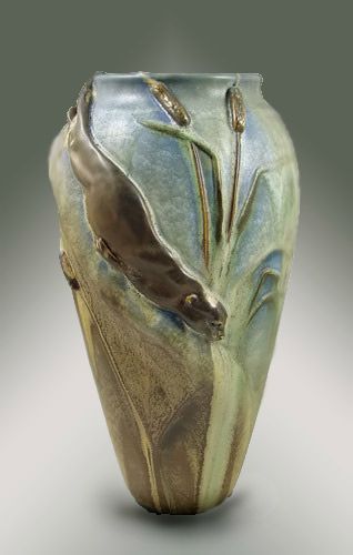 . Ephraim Pottery, Slab Pottery, Clay Vase, Pottery Classes, Decorative Pottery, Ceramic Vessel, Ceramic Vases, Arts And Crafts Movement, Glass Ceramic