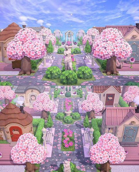 Animal Crossing House, Minecraft Cherry Blossom House, Houses In Minecraft, Minecraft Village Ideas, Pfp Minecraft, Cherry Blossom House, Animal Crossing Cute, Minecraft Pfp, Minecraft Cherry Blossom