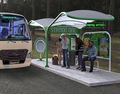 Waiting Shed Design Concept, Waiting Shed Design, Waiting Shed, Bus Stops Design, Creative Bus Stop Design, Bus Stop Architecture, Bus Shelter Design Concept, Futuristic Bus Stop, Portfolio Project