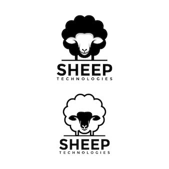 Sheep Logo, Farm Logo Design, Sheep Vector, Goat Logo, Barber Logo, Fresh Logo, Silhouette Logo, Typographic Logo Design, Logo Animal