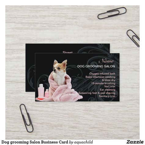 Grooming Business Cards, Pet Grooming Business, Wash And Blow Dry, Salon Business Card, Dogs Hugging, Dog Fails, Dog Spay, Grooming Business, Dog Grooming Salons