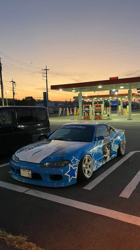 Tokyo Drift Cars, Best Jdm Cars, Pimped Out Cars, Drifting Cars, Vw T1, Street Racing Cars, Blue Car, Classy Cars, Fancy Cars