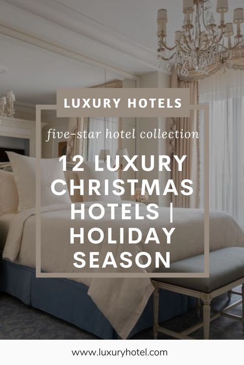 Welcome Christmas 2023 from one of these 12 luxury-themed Christmas hotels. Add the sparkle to the upcoming holiday season by booking a room at one of these five-star hotels. A luxury-themed Christmas means enchanting decor, lavish buffets, festive activities for the whole family, and the magic of meeting Santa! #luxury #hotels #resort #fivestar #christma #merrychristmas #holiday #holidays #happyholidays #travel #winter #xmas #santa #christmasdecor #christmastime #christmas2023 Christmas Hotel, Welcome Christmas, Cities Skylines, Meet Santa, Five Star Hotel, Hotel Collection, Wonderful Time Of The Year, Luxury Hotels, City Skyline