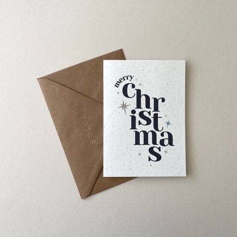 Blue Christmas Cards, Merry Christmas Card Design, Japanese Vibes, Diy Watercolor Cards, Holiday Watercolor, Letterpress Christmas, Christmas Typography, Merry Bright Christmas, Christmas Stationery