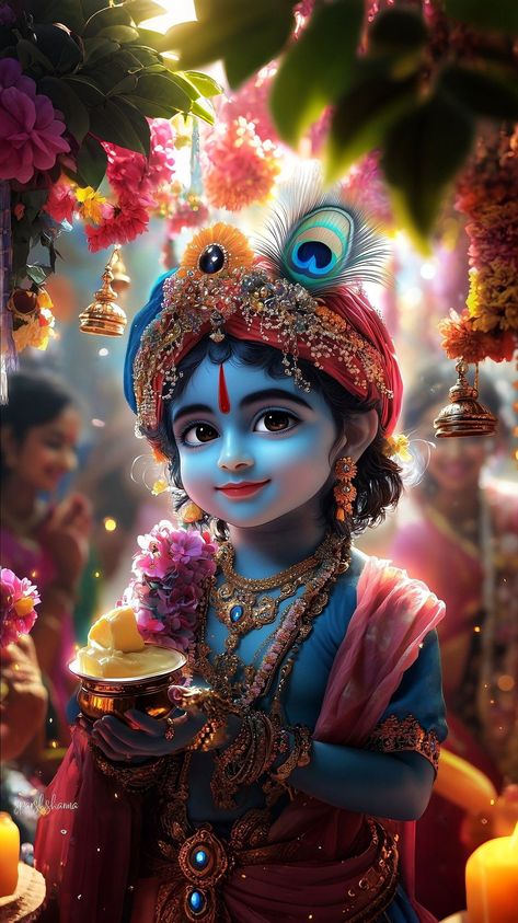 Jay Shri Krishna, Wallpaper Krishna, Swami Narayan, Jewelry Flowers, Galaxy Images, Lord Photo, Little Krishna, Baby Krishna, Radha Krishna Wallpaper