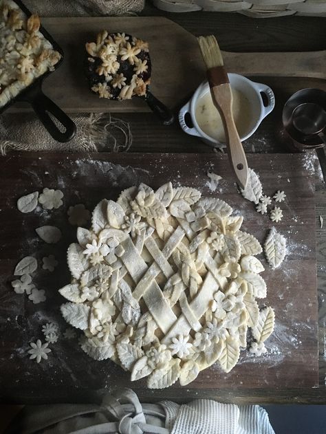 by Judy Kim  Vodka Pie Crust Recipe Salted Caramel Pear Pie Recipe Salted Caramel Pear  Pie  Yield: 1 (9-inch) pie  Happy Pi Day! I just finished making 10 pies over the course of 4 days. One  for the record books regardless of how much I love pie. I feel this needs  some explaination since that is a hell of a lot of pie. My (fellow rosé  loving) friend Jen Davidson is the GM of one of my favorite restaurants in  all of NYC, Barbuto and we planned a Pie Making Day with Executive Chef  Philli... Crust Designs, Pie Crust Designs, Caramel Pears, Pear Pie, Pie Pops, Crust Recipe, Pie Dessert, Beautiful Food, Pretty Food