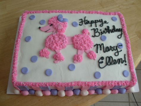 poodle birthday cake | Pink Poodle Birthday Cake Poodle Cake Ideas, Poodle Cake, Birthday Cake Pink, 7th Birthday Cake, Poodle Party, Cupcake Cake Ideas, 7th Birthday Cakes, Best Cake Ever, Pretty Poodles