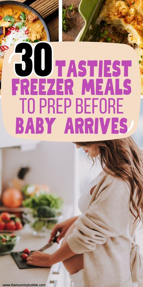 pregnancy freezer meals to prep 3rd Trimester Meals, First Trimester Meals, Pregnancy Meals First Trimester, Pregnancy Meals Second Trimester, Easy Pregnancy Meals, Freezer Prep Meals, Fill Your Freezer, Sweet Potato Toppings, Freezer Prep