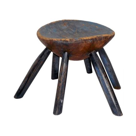 Wooden Stool Designs, Early American Furniture, Old Benches, Milking Stool, Console Design, Wooden Items, Primitive Furniture, Wooden Stool, Chair Stool