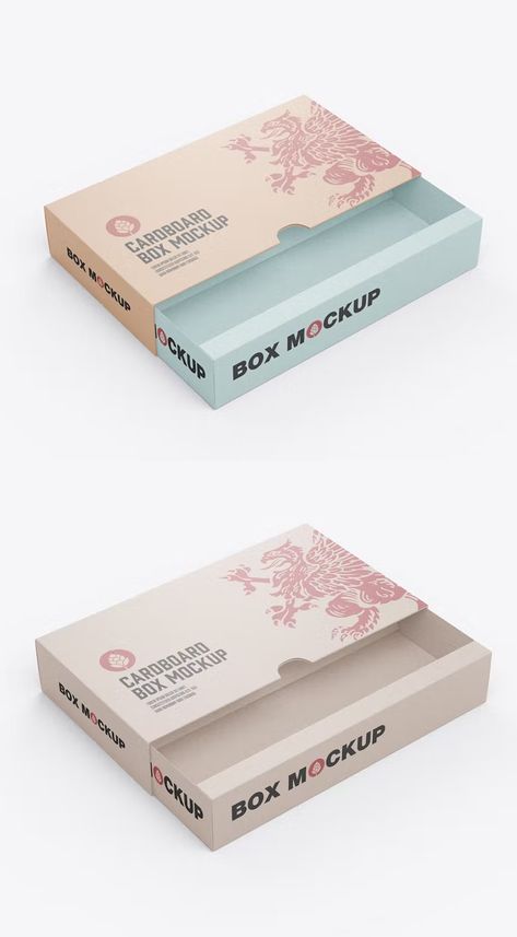 Slide Box Mockup Rigid Box Packaging, Slide Box, Rock Poster Art, Box Mockup, Slide Template, Cardboard Box, Box Design, Mockup Design, Box Packaging