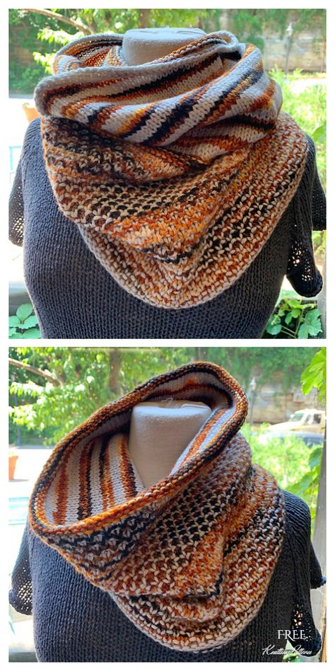 Knit Versa Cowl Free Knitting Pattern - Knitting Pattern Knitted Cowl Scarves, Knitting Patterns Free Scarf, Animal Knitting Patterns, Knitting Machine Patterns, Cowl Knitting Pattern, Pattern Knitting, Scarf Knitting Patterns, How To Purl Knit, Knit Cowl