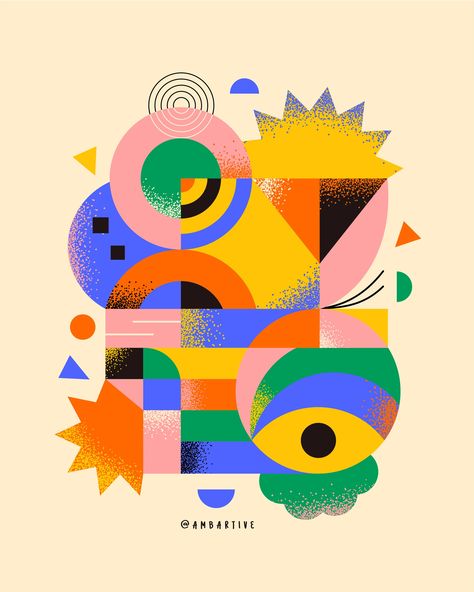 Portfolio | Ambartive Modular Design Graphic, Abstract Illustration Geometric, Abstract Art Geometric Design, Abstract Graphic Design Posters, Geometric Illustration Design, Simple Digital Art, Tattoo Art Drawings Sketches, Geometric Wallpaper Hd, Abstract Branding