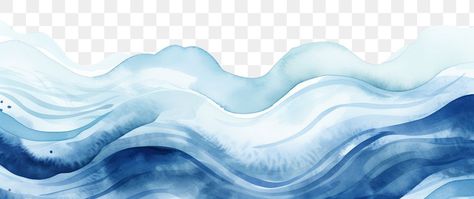 Coastal Background, Backgrounds Nature, Watercolor Wave, Waves Background, Sea Wave, Background Clipart, Paint Line, Nature Water, Sea Waves