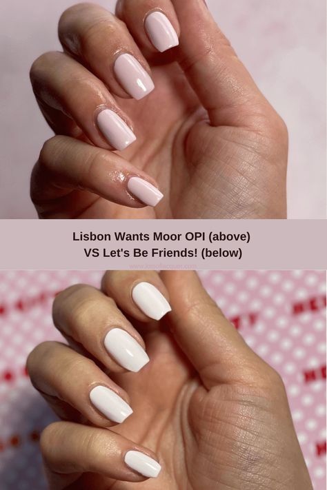 Lisbon Wants Moor OPI Review + Swatches Gel Nails With Chrome, Lisbon Wants Moor Opi, Nails With Chrome, Opi Pink, Lets Be Friends, Pink Nail Colors, Opi Nail Colors, Pedicure Colors, Light Pink Nails