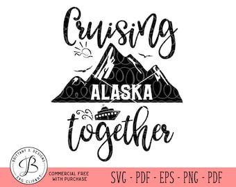 Alaska Svg Free, Cricut Wood Sign, Alaska Svg, Cruise Ship Svg, Alaska Travel Cruise, Cricut Wood, Travel Svg, Cruise Svg, Army T Shirt