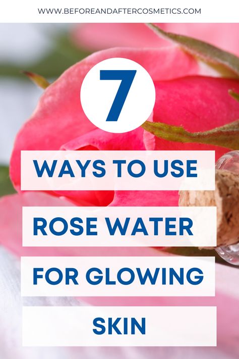 When it comes to the skincare routine, rose water is one of the highly recommended toner ingredients to use. It’s perfect for hydrating and has a nourishing agent for your skin while maintaining your pH balance. According to the experts, regular use of rose water will keep your skin free from extra oil and help prevent problems like acne, blackheads, whiteheads, and also pimples. Using rose water as a toner is better than using chemical-based toners as it has a tendency to dry out your skin. Use Of Rose Water For Face, Uses Of Rose Water For Face, Rose Water Uses Skincare, Rose Water Benefits Skincare, Rosewater Skincare, Natural Toner For Face, How To Use Rose Water For Face, Rose Water Benefits For Face, Best Rose Water For Face