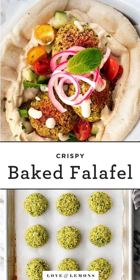 Orthodox Fasting Recipes, Homemade Falafel Recipe, Baked Falafel Recipe, Best Falafel, Homemade Falafel, How To Make Falafel, Baked Falafel, Fasting Recipes, Falafel Recipe