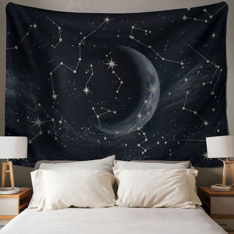 22 Wonderful Celestial Home Decor Ideas Celestial Home Decor, Moravian Star Light, Celestial Home, Celestial Room, Celestial Theme, Sky Stars, Book Corners, Sunburst Mirror, Paper Stars