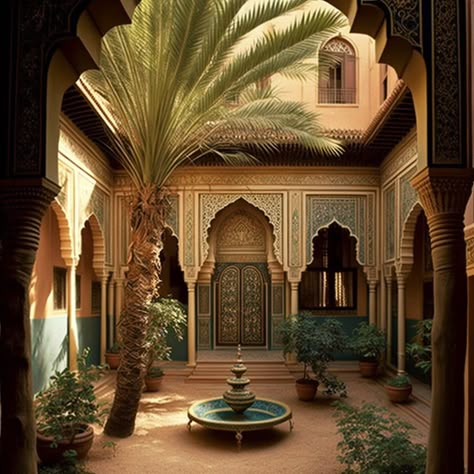 Hajar Ali on Instagram: “Ever wanted a tour of those residences featured in the paintings of the Orientalist greats? #orientalism #orientalistartist…” Sumeru Aesthetic, Andalusian Architecture, Moroccan Houses, Moorish Architecture, Outdoor Kitchen Decor, Moroccan Homes, Moroccan Interiors, Watchful Eye, Kitchen Decor Ideas