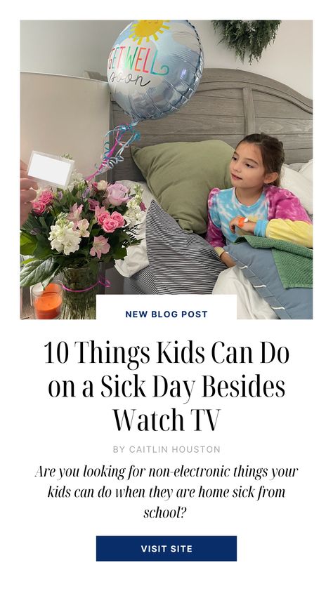 Sick Day Activities For Kids, Sick Day Activities, Lipton Soup, Daughter Activities, Sick Remedies, Sick Day, Kids Schedule, Time Activities, Different Holidays