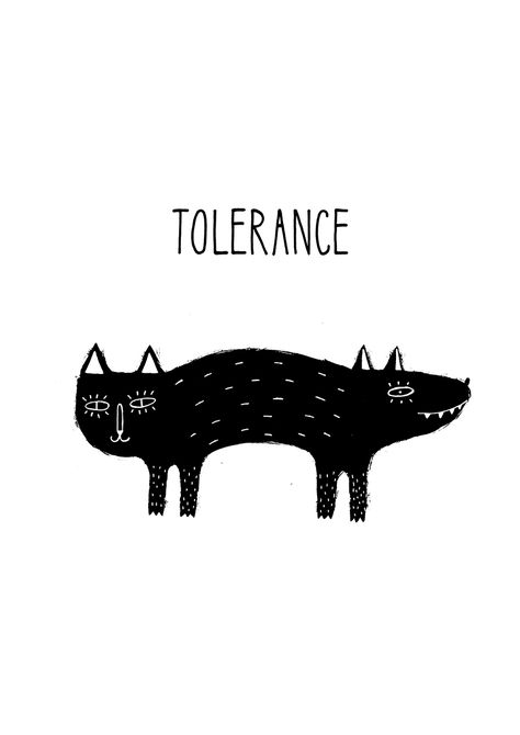 TOLERANCE on Behance Tolerance Illustration, Teaching Tolerance, Cd Cover, Illustrations Posters, Moose Art, Poster Design, Screen Printing, Vision Board, Photoshop