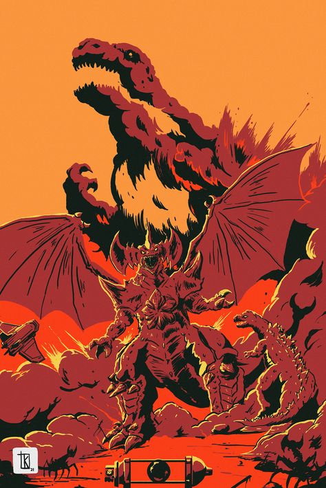 Destroyah Godzilla, Godzilla Vs Destroyah, Godzilla 1995, Godzilla Art, Godzilla And Kong, 1995 Movies, Time Wallpaper, Godzilla Monsters, All Godzilla Monsters