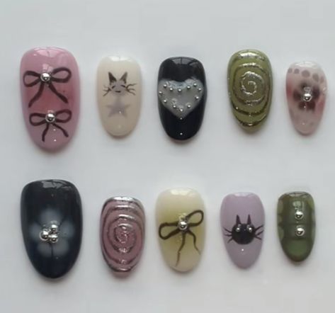 Hippie Nails, Grunge Nails, Blush Nails, Pretty Gel Nails, Really Cute Nails, Soft Nails, Kawaii Nails, Fire Nails, Dream Nails