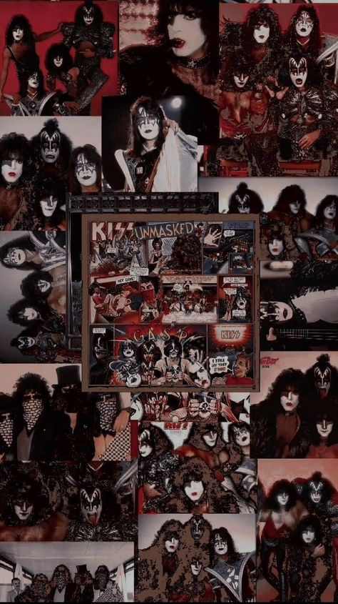 Kiss Rock Band Wallpaper, 80s Rock Band Poster, Kiss Backgrounds, Bruce Kulick, Emo Aesthetic Wallpaper, Kiss Group, Album Wallpaper, Banda Kiss, Band Kiss