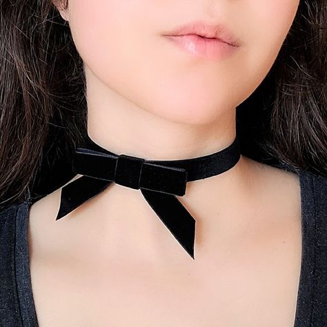 This Choker Necklaces item by RadiantThreadz has 531 favorites from Etsy shoppers. Ships from United States. Listed on 18 Oct, 2023 Black Bow Choker, August Fashion, Commission Ideas, Victorian Choker, Bow Choker, Gothic Choker, Black Velvet Bow, Gothic Chokers, Black Velvet Choker