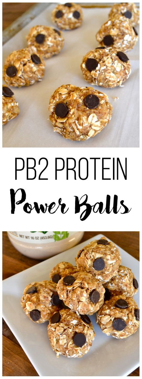 Protein Power Balls, Pb2 Recipes, Pre Workout Protein, Preworkout Snack, Healthy Protein Snacks, Workout Protein, Power Balls, Protein Snack, Peanut Butter And Chocolate