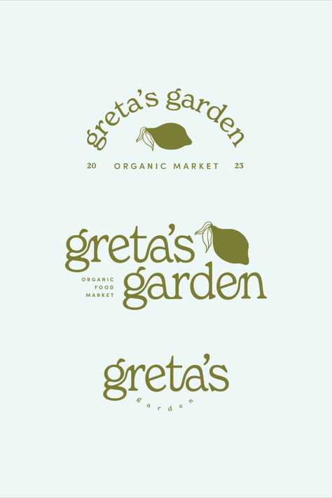 This food market stall prioritises organic produce above all! So we created a more than organic design to compliment this 💫 Garden Branding Design, Nutritionist Logo Design Brand Identity, Organic Food Branding, Organic Lettering, Food Market Stall, Organic Typography, Garden Branding, Organic Branding Design, Organic Graphic Design