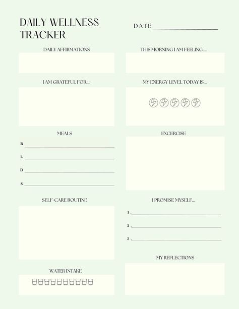 Daily Wellness Tracker,Digital Planner,Self-C Goodnotes Wellness Journal, Goodnotes Self Care Journal, Self Love Tracker, Healthy Self Love, Motivation Tracker, Wellness Diary, Daily Habit Tracker Printable, Daily Wellness Journal, Mental Health Tracker