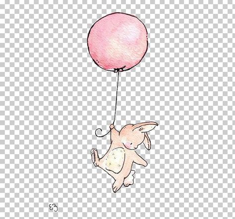 Cartoon Balloons, How To Draw Balloons, Rabbit Balloon, Balloons Illustration, Balloon Drawing, White Rabbit Tattoo, Clipart Animals, Holding Balloons, Balloon Template