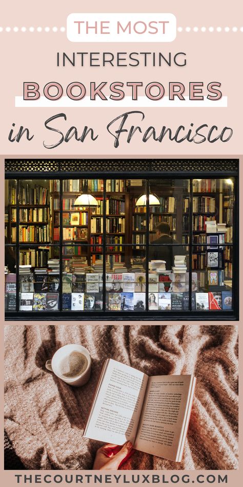 Did you know that bookstores in San Francisco have written history (pun intended) and helped protect the creative rights of all writers? Authors love SF: Mark Twain, Allan Ginsberg, Jack Kerouac, and Hunter S. Thompson have all been inspired by the literary magic that fills San Francisco. Ready to get lost in San Francisco’s literary landscape? These are the best places to get lost/most interesting bookstores in San Francisco, California- #cali #sanfranciscocalifornia San Francisco Bookstore, History Puns, City Lights Bookstore, West Coast Travel, Pacific Northwest Travel, Hunter S Thompson, Hunter S, Poetry Reading, Jack Kerouac