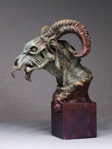 Goat Mask, Goat Skull, Arte Alien, Alien Concept Art, Monster Design, Creature Concept Art, Animal Skulls, Creature Concept, Monster Art