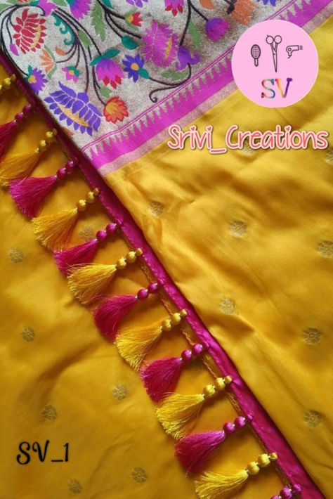 if you like these designs. please do follow us . we have many more designs. Latest Saree Kuchu Designs Tassels, Simple Saree Tassels Designs, Saree Tassel, Tassels Fashion Clothing, Saree Kuchu New Designs, Pink Blouse Designs, Cotton Frocks For Kids, Blue Blouse Designs, Saree Tassels Designs