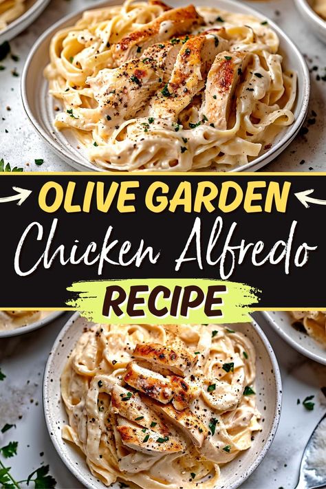 Try this creamy, stunning, and scrumptious copycat Olive Garden Chicken Alfredo the next time you need a quick and easy dinner to impress. Crockpot Olive Garden Chicken Alfredo, Olive Garden Chicken Alfredo Recipe Copycat, Copycat Restaurant Recipes Olive Garden Chicken Alfredo Sauce, Copycat Olive Garden Alfredo Dipping Sauce, Copycat Fettuccine Alfredo Olive Garden, Adventures Of A Nurse Recipes, Olive Gardens Chicken Alfredo, Olive Garden Chicken Alfredo Recipe Crockpot, Chicken Broccoli Alfredo Olive Garden