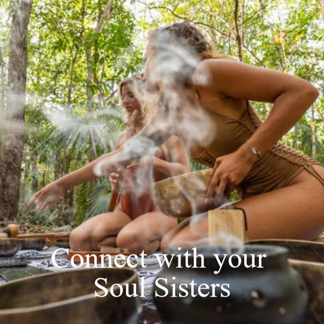 Divine Feminine Friendships, Spiritual Community Aesthetic, Sacred Sisterhood Aesthetic, Vision Board Community, Woman Circle Divine Feminine, Womens Circle Aesthetic, Soul Tribe Aesthetic, Soul Sister Aesthetic, Womens Circle Divine Feminine