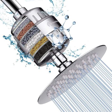 Shower Water Filter, Shower Head Filter, High Pressure Shower Head, Shower Filter, Low Water Pressure, Healthy Water, Handheld Shower Head, Shower Cleaner, Rain Shower Head