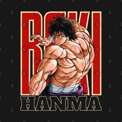 Baki Hanma Shirt Design, Baki Hanma Wallpaper, Baki Art, Hanma Baki, Yujiro Hanma, Surprise Birthday Decorations, Baki Hanma, Armani Sweatshirt, T-shirt Print Design