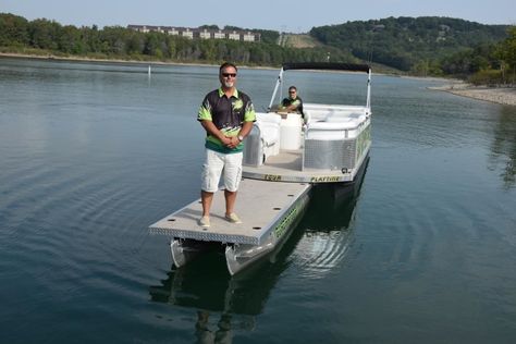 Pontoon Boat Ideas, Pontoon Boat Decor, Build Your Own Pontoon Boat, Pontoon Boat Party, Pontoon Ideas, Diy House Boat Pontoon, Canal Boat Layout, Pontoon Boat Parts, Cleaning Pontoon Tubes