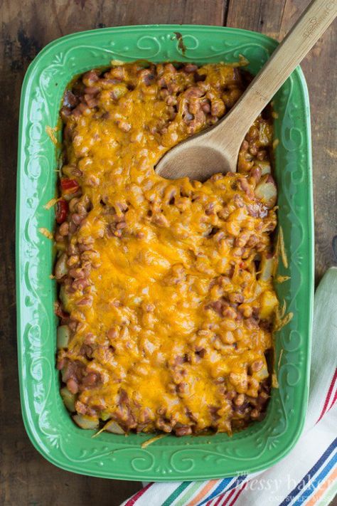 Leftover Baked Beans, Baked Bean Casserole, Potato Baked, Favorite Chili Recipe, Cowboy Beans, Baked Bean Recipes, Loaded Baked Potato, Burritos Recipe, Loaded Baked Potatoes