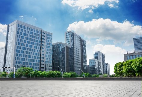 Large office buildings Free Photo | Free Photo #Freepik #photo #freebackground #freebusiness #freetravel #freecity Large Office, Commercial Complex, San Diego Real Estate, Office Buildings, Plots For Sale, Commercial Property For Sale, Property Marketing, California Homes, Real Estate Companies