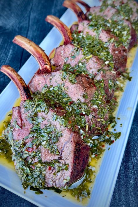 This grilled rack of venison recipe is so tender, lean and flavorful, it might just become a staple in your cooking just like it did for me. How To Cook Venison, Grill Rack, Venison Recipes, Steak Seasoning, Wild Game, Crushed Red Pepper Flakes, Red Wine Vinegar, Grilled Meat, How To Squeeze Lemons