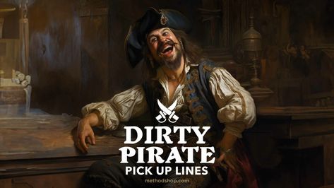 Pirate Captions, Pirate Text Post, Pirate Jokes, Funny Pirate, Talk Like A Pirate Day, Talk Like A Pirate, Pick Up Lines Funny, Pirate Day, Jack Sparrow Crazy Meme