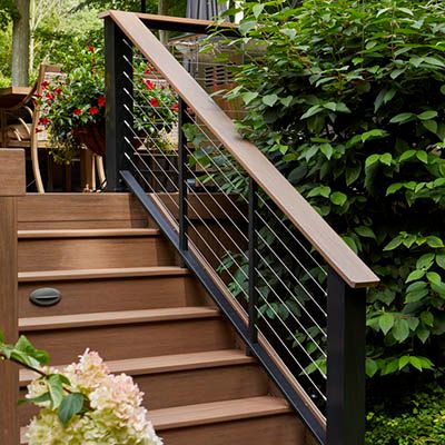 Timbertech Decking, Azek Decking, Composite Deck Railing, Deck Remodel, Deck Railing Design, Modern Deck, Deck Colors, Railings Outdoor, Deck Paint