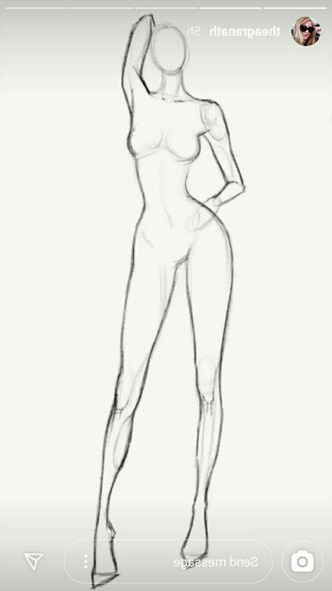 Croque Drawing Fashion Templates, How To Draw Bodies For Fashion Design, Women Standing Poses Drawing, Fashion Design Sketches Body Templates, Fashion Model Sketch Poses, Body Fashion Sketch, Design Model Drawing, Body Form Drawing, Fashion Mannequin Sketch