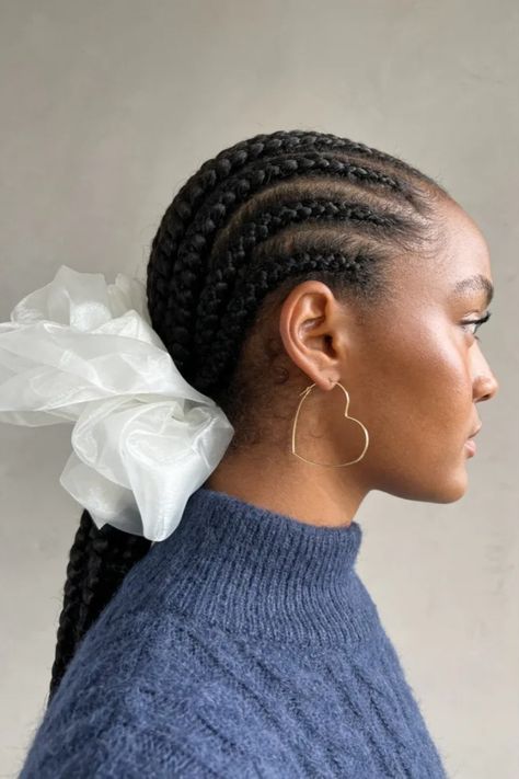 Giant Scrunchie Gifts For Your Bsf, Cheap Gifts For Friends, Giant Scrunchie, Single Plaits, Black Weaves, Work Wife, Single Braids, Marley Twists, Mini Twists